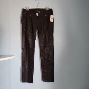 💥NWT Free People faux leather moto skinny pants B61